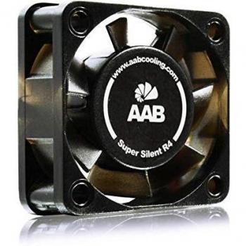 AABCOOLING Super Silent R4 - Un Silencioso y Muy Efectivo Ventilador 40mm con Adaptador de Bajo Ruido, Fan Cooler, Ventilador 12V Coche, Ventiladores 12V, 7,35-4,25 m3/h, 3200-1900 RPM 7,9 dB