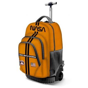 Mochila Escolar Trolley NASA 47cm Karactermania, tipo: mochila trolley, características: diseño de la marca NASA, dimensiones de 32 x 47 cm, capacidad de 39 litros