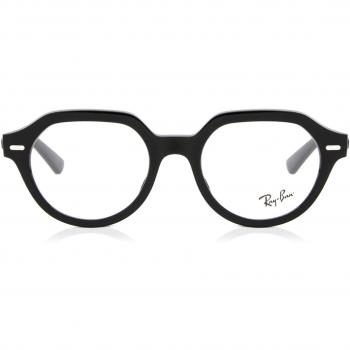 Ray-Ban Gina Gafas Graduadas RX 7214 2000 Armazones para Hombre Negros con lentes recetados de 51 mm
