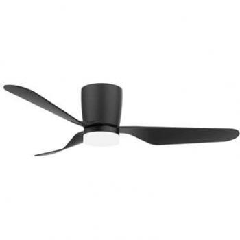 Ventilador de techo GSC Evolution Solesia con luz CCT regulable y mando, diámetro 132 cm, 3 aspas, motor DC, color negro