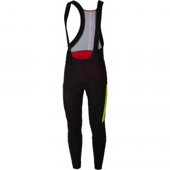 Castelli Culote Largo Con Tirantes Ciclismo 2017 Sorpasso 2 Negro-Amarillo Fluor