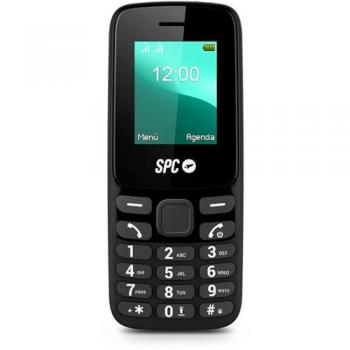 Teléfono Móvil SPC Talk 2 Go para Mayores - Pantalla 1.77, Dual SIM, Radio FM, Batería de 1000mAh, Linterna, Color Negro