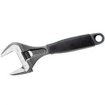 Llave ajustable Bahco 270 mm, capacidad de mordaza 46.5 mm, aleación de acero, pavonada