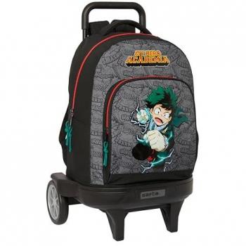Trolley Compact Evolution My Hero Academia 45cm - Mochila Carrito Compacto Con Ruedas Evolutivas, Extraíble, Ideal para Niños de Diferentes Edades, Cómoda y Versátil, Calidad y Resistencia,