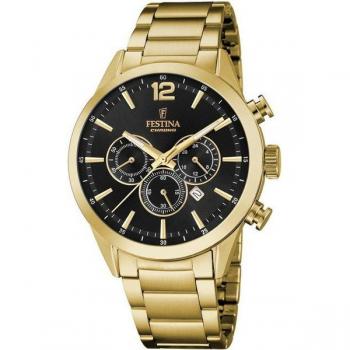 Festina Timeless Chronograph F20633/3 Men's Black Dial Watch