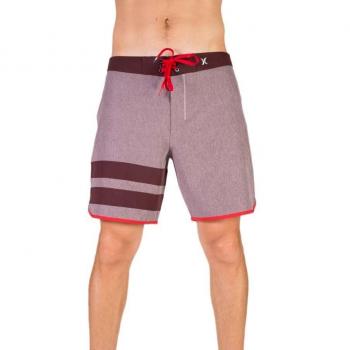 Hurley - Phantom Block Party Heather 16, color marrã³n,rojo, talla 34