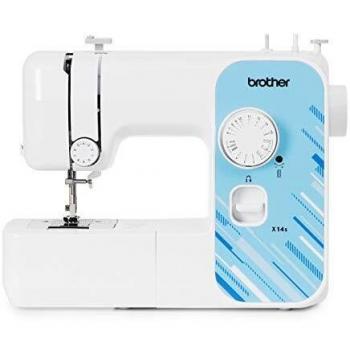Brother X14S Máquina de coser eléctrica, blanca, normal