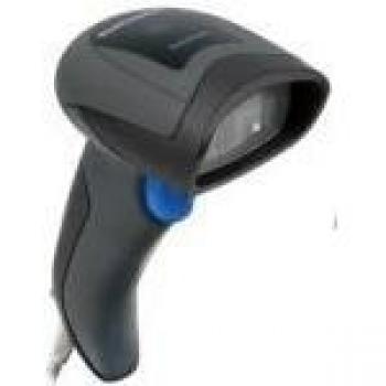 Datalogic QuickScan QD2430 - Lector de código de barras portátil 2D, color negro, incluye kit USB y RS-232