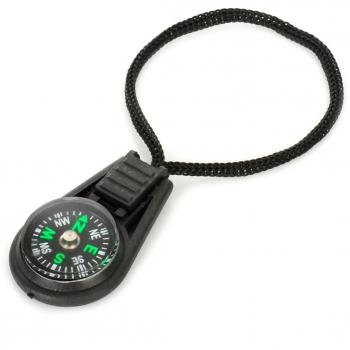Mini montañismo portátil brújula de bolsillo con cordón para Kit de supervivencia