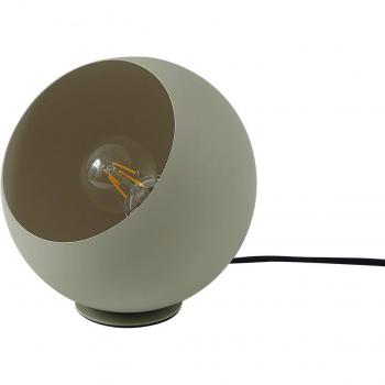 Lámpara de mesa Solomia verde de hierro Ø 20 cm - Lindby