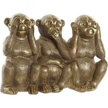 Figura Decorativa DKD Home Decor 28,5 x 11 x 19,6 cm Dorado Colonial