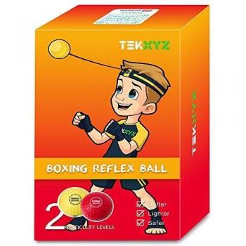 TEKXYZ Pelota De Reflejos De Boxeo Contendiente RA Boxing Reflex Ball Contender YR