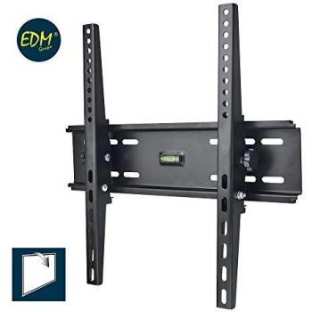 EDP 50139 Soporte Plasma/LCD/Led para 60Kg con Nivel Incluido, 30-60 Pulgadas, 10, Negro