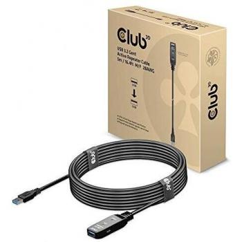 Cable USB 3.2 Gen 1 de 5 metros - USB A Negro