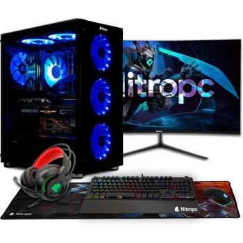 NitroPC Pack Diamond Intel i7-12700KF/32GB/2TB SSD/RTX 3060 + Monitor 27 FullHD Curvo