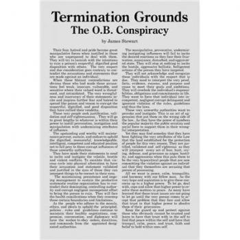 Terrenos de Terminación: La Conspiración O.B. - Edición en Tapa Blanda