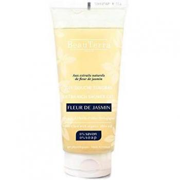 BeauTerra Gel de Ducha 2 en 1 para Cuerpo y Cabello con Aroma a Flor de Jazmín