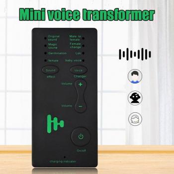 Micrófono Inalámbrico Multi Cambiador de Voz para Hombre/Mujer/Niña/Robot, Compatible con PC y Teléfono, Modelo PUO88