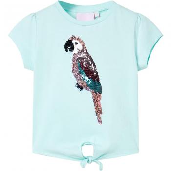 Camiseta infantil aguamarina claro 92
