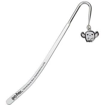 HARRY POTTER Marcapáginas con búho Hedwig Chibi Charm Colgante 14 cm bañado en Plata, HPBM087