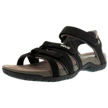 Sandalias de montaña Teva Tirra Leather para mujer en color negro