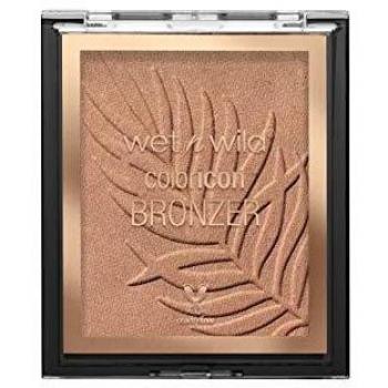 Wet n Wild - Color Icon Bronzer - Polvo Bronceador de Larga Duración - Tono Bronceado Natural en el Rostro, en Cuello y Pecho - Fórmula Enriquecida con Gel - Vegano - Ticket To Brazil - 1 Unidad