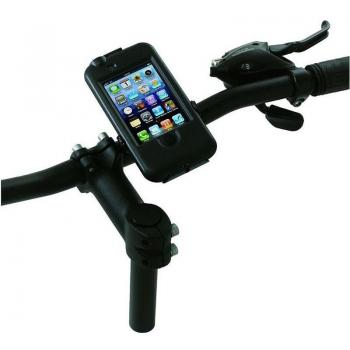 Funda y Soporte de Bicicleta Impermeable para iPhone 4/4S Muvit In Off
