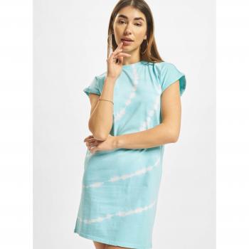 Urban Classics Women's Tie Dye Dress - Aquablue, XS