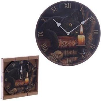 Witching Hour Mgico Cat Lisa Parker Diseo Reloj de Pared