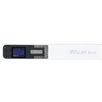 IRIS - IRIScan Book 5 Portable Color Scanner I Mobile Scanning Device I Fast I DIN A4 I Digitalizes Pages into PDF & JPEG I No Computer needed I Long-life Battery for up to 100 A4 Pages - White