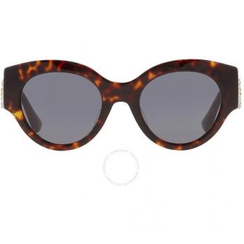 Versace VE4438BF Asian Fit 108/87 Women's Sunglasses Tortoiseshell Size 52