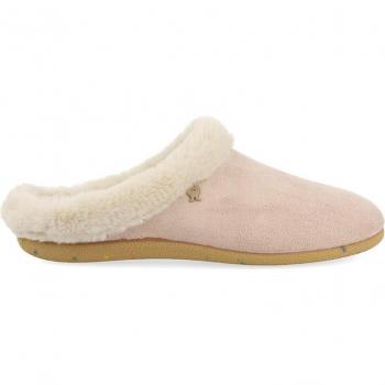 Zapatillas de casa abiertas de mujer tipo babucha con material reciclado