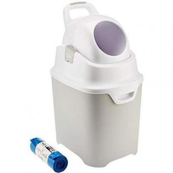 Asalvo ONE - Contenedor de pañales One, Color Gris
