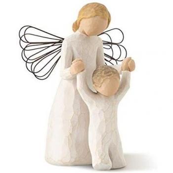 Willow Tree, Figura de ángel con bebé, Enesco