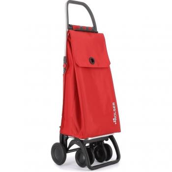 Carro de la Compra Rolser Akanto MF 4LT Plegable con 4 Ruedas y 2 Giratorias en Color Rojo