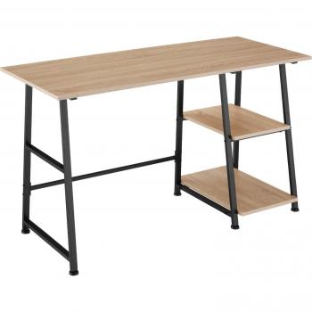 Tectake - Mesa de escritorio Paisley 120 x 50 x 73,5 cm | Mesa elegante de escritorio de estilo industrial | Tableros estables de aglomerado con recubrimiento protector de melamina | Estructura