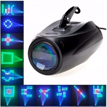 Proyector Faro Airship 64 LED 10W RGB Efectos de Luz Laser Disco