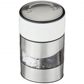 Bodum Molinillo de Sal y Pimienta, Acero Inoxidable, Blanco Crema, Centimeters