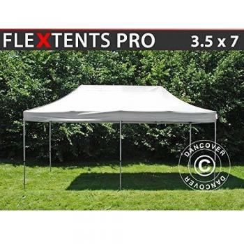 Carpa Plegable Rápida FleXtents Pro 3,5x7m Blanca
