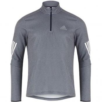 Camiseta de Manga Larga Hombre Adidas Training Gris