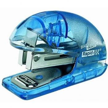 RAPID 10184032 - Mini grapadora escolar modelo Baby-Ray + Caja de grapas 26/6