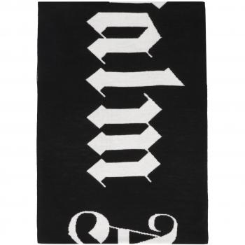 Palm Angels Men's Wool Blend Scarf in Black