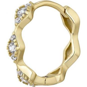 Piercing aro Earcandy Zura de plata 925 con baño de oro 18k