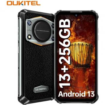 Smartphone robusto Oukitel WP22 10000mAh - Android 13, 8GB RAM, 256GB almacenamiento