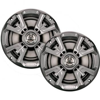 JENSEN MSX60RVR 6.5 INCH HIGH PERFORMANCE COAXIAL SPEAKER - (PAIR) SILVER