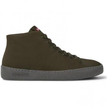 Camper Peu Touring Women's Ankle Boots - Green, Size 38, Casual, Recycled Polyester