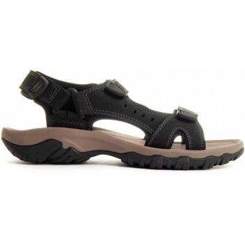 Sandalias de Hombre MONTEVITA SARANDAL8 BLACK, características: diseño moderno, material sintético, suela antideslizante, plantilla acolchada para mayor comodidad, cierre ajustable con velcro, ideal para uso diario y