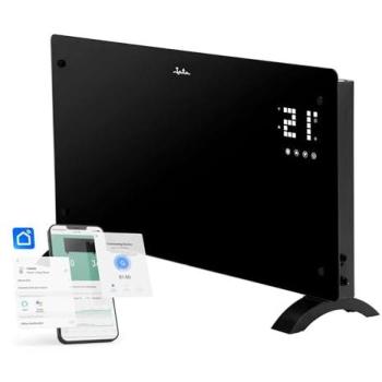 Radiador Eléctrico Jata JCRW2520 WiFi 2000W con Temporizador y Pantalla Digital - Negro