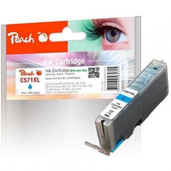 Tinta compatible Peach XL Cian para Canon CLI-571XL