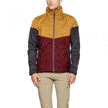 Columbia Inner Limits Chaqueta para Lluvia, Rojo